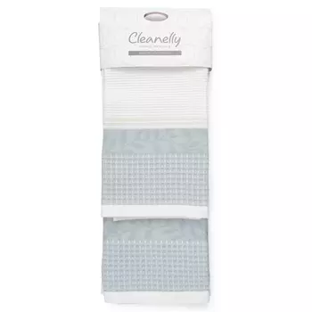 набор полотенец кухонных CLEANELLY Вивьен ваф. 50х70см 2шт пестротканых, арт. КНЦ-560х2-6327