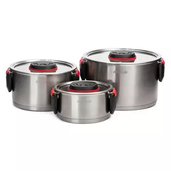 набор посуды ATTRIBUTE Royal 6 предм.1,6/3,4/6,2л 16/20/24см нерж.сталь индукция