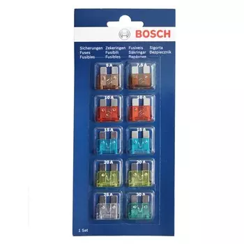 набор предохранителей BOSCH 10шт