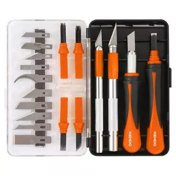 набор резаков по дереву KENDO 22 предмета