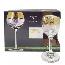 набор рюмок Барокко 6шт 60мл водка стекло