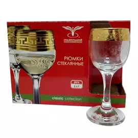 набор рюмок Нежность 6шт 60мл водка стекло