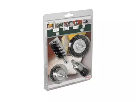 набор щеток проволочных BOSCH 4шт