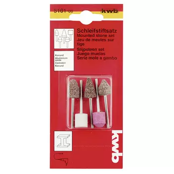 набор шлифовальных насадок 5шт хвостовик 3мм