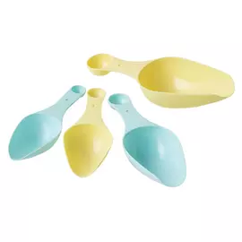 набор совков для сыпучих продуктов APOLLO Aletta 4шт 50/1,25мл, 70/2,5мл, 100/10мл, 200/20мл пластик