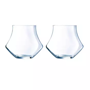 набор стаканов C&S Open up 2шт 300мл коньяк стекло
