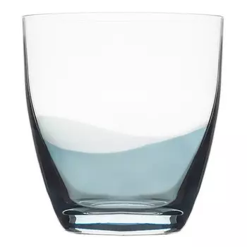 набор стаканов CRYSTALEX Кейт 6шт. 300мл низкий стекло серо-голубой декор