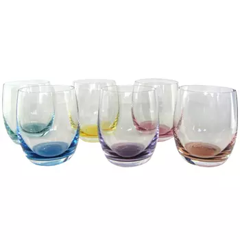 набор стаканов CRYSTALEX Клаб Спектрум 6шт 300мл виски стекло