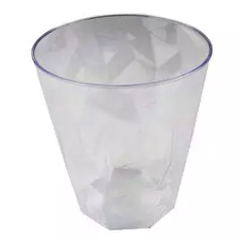 набор стаканов Лёд 5шт 200мл пластик прозрачный