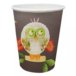 набор стаканов Сова 6шт 250мл бумага