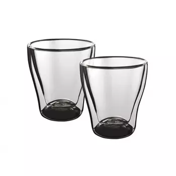 набор стаканов TALLER 2шт. 260мл двойная стенка термостекло