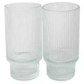 набор стаканов TODELIA Festive 2шт. 330мл стекло