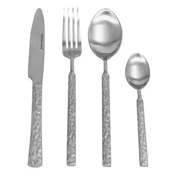 набор столовых приборов STENOVA HOME Lava 4шт. нерж.сталь