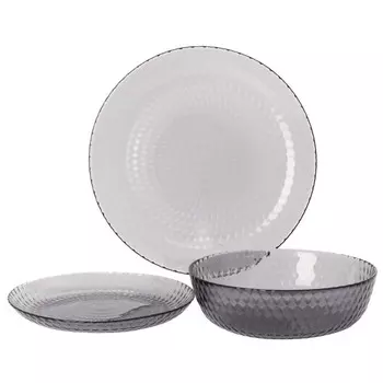 набор столовый LUMINARC Идиллия Графит 6/18 стекло