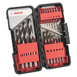 набор сверл по металлу BOSCH HSS Tbox 1-10мм 18шт