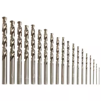 набор сверл по металлу KENDO 1-10мм 19шт