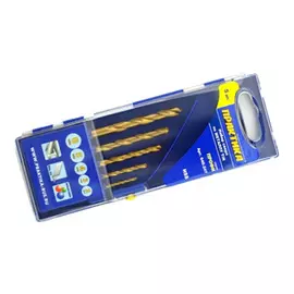 набор сверл по металлу ПРАКТИКА 5шт