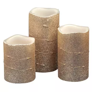 набор светильников ФОТОН Свеча LED золотой