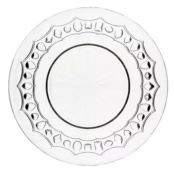 набор тарелок CRISTAL D'ARQUES Аллюр 6шт. 20см десертные стекло