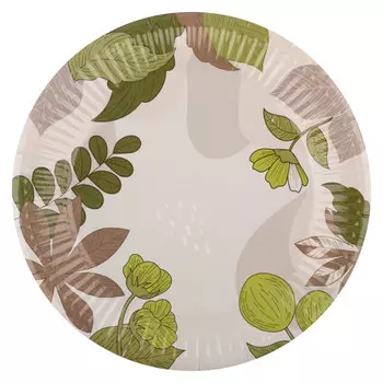 набор тарелок Nature 6шт 18см бумага