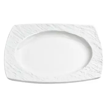 набор тарелок STENOVA HOME Lava 6шт. 16см десертные фарфор белый