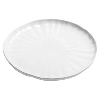 набор тарелок STENOVA HOME Lotus 2шт. 21см десертные фарфор белый