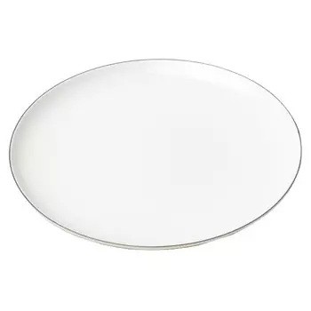 набор тарелок STENOVA HOME Symbol 2шт. 20,5см десертные фарфор серая отводка