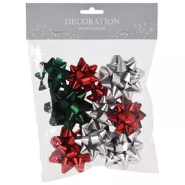 набор украшений Банты 12шт микс металлик в асс-те