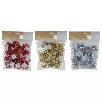 набор украшений Банты мини 20шт 2см металлик цвет в асс-те