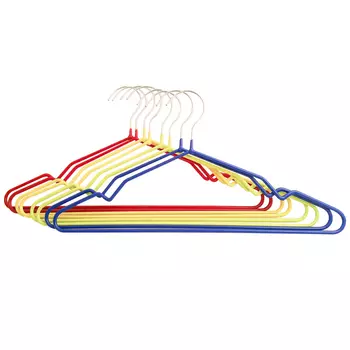 набор вешалок ATTRIBUTE 8шт для лёгкой одежды металл 35см