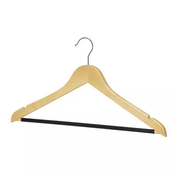 набор вешалок TODELIA 3шт 44,5 см универсальные металл, дерево в асс-те