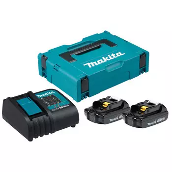 набор зарядное устройство MAKITA LXT с аккумуляторами DC18SD и BL1815N 2шт 18В 1,5Ач
