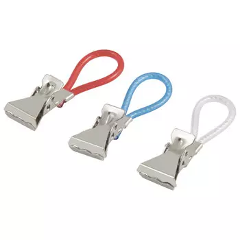 набор зажимов для полотенец РЫЖИЙ КОТ Mollete 10шт пластик, нерж.сталь