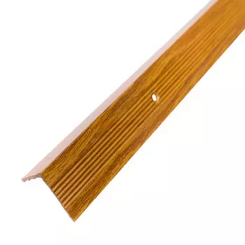 накладка на ступень Русский профиль дуб темный 0,9 мх25х2мм