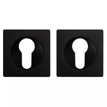 накладка под цилиндр AJAX ET JK BL-24 квадрат черный