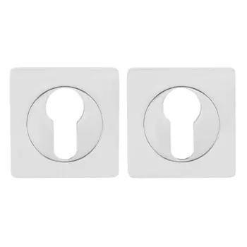 накладка под цилиндр AJAX квадрат хром