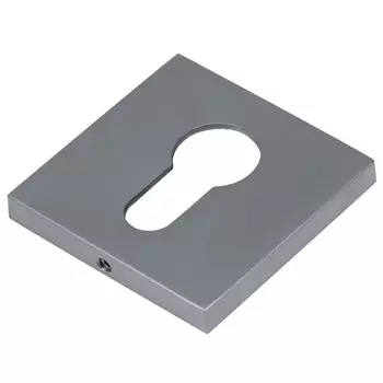 накладка под цилиндр BUSSARE квадрат матовый хром