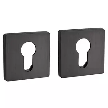 накладка под цилиндр FUARO квадрат ET SL GR-23 графит