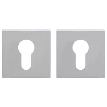 накладка под цилиндр FUARO квадрат хром