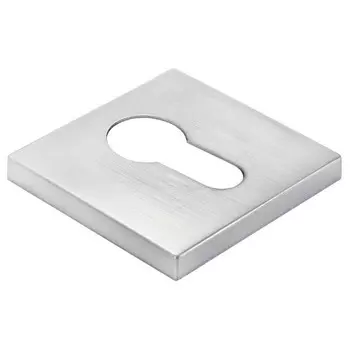 накладка под цилиндр MORELLI MH-KH-S6 SC NEW квадрат 6мм матовый хром