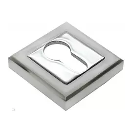 накладка под цилиндр RUCETTI квадрат никель сатин
