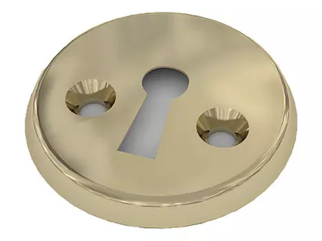 накладка под ключ Palladium д/фин дверей золото