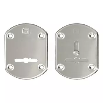 накладка под сувальдный ключ ГАРДИАН ГХ 21 хром