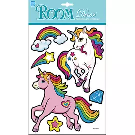 наклейка ROOMDECOR Единороги голограмма 21х30см, арт.RKA 2931