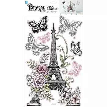 наклейка ROOMDECOR Эйфелева башня 32х50см, арт.RKA 5540