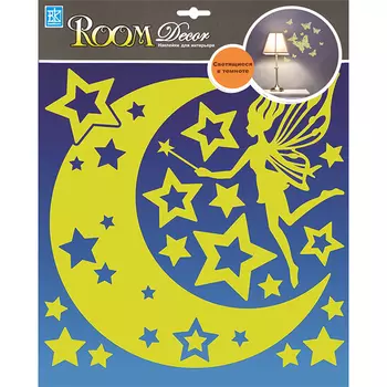 наклейка ROOMDECOR Ночная фея 30,5х30,5см, арт.RDA 8303