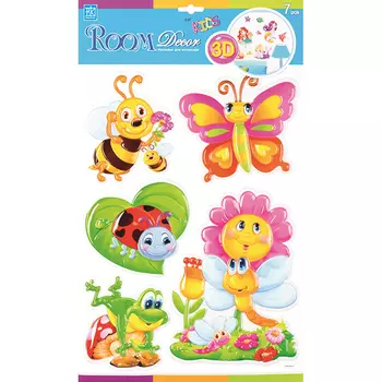 наклейка ROOMDECOR Весёлая поляна 30х42см, арт.POA 1007