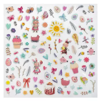 наклейки MARMITON Пасхальные 109шт. объемные