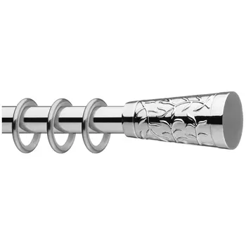 наконечник ARTTEX 16мм конус с орнаментом хром, арт.КА120660