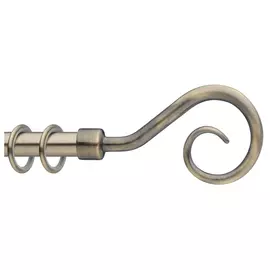 наконечник ARTTEX 16мм крюк золото антик, арт.Н. 16.72.650